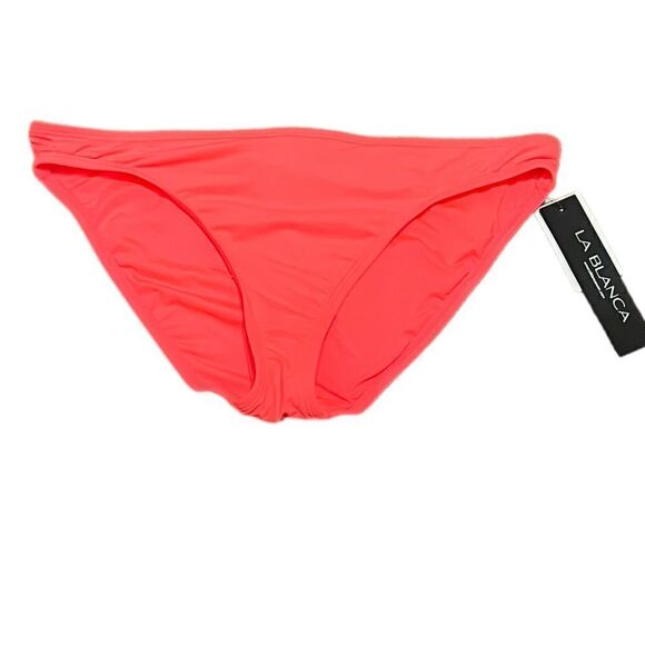 La Blanca Women’s Island Goddess Hipster Bottom Light Coral, Size 10, NWT - Picture 3 of 7